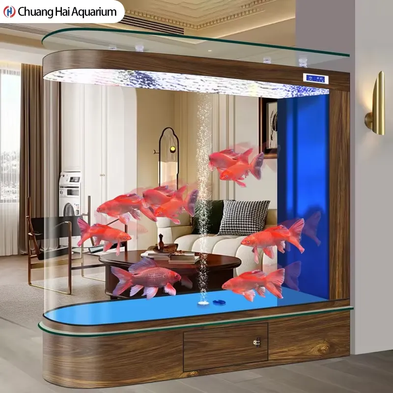 Aquarium Fish Live - Aquário de Chão Integrado Inteligente de