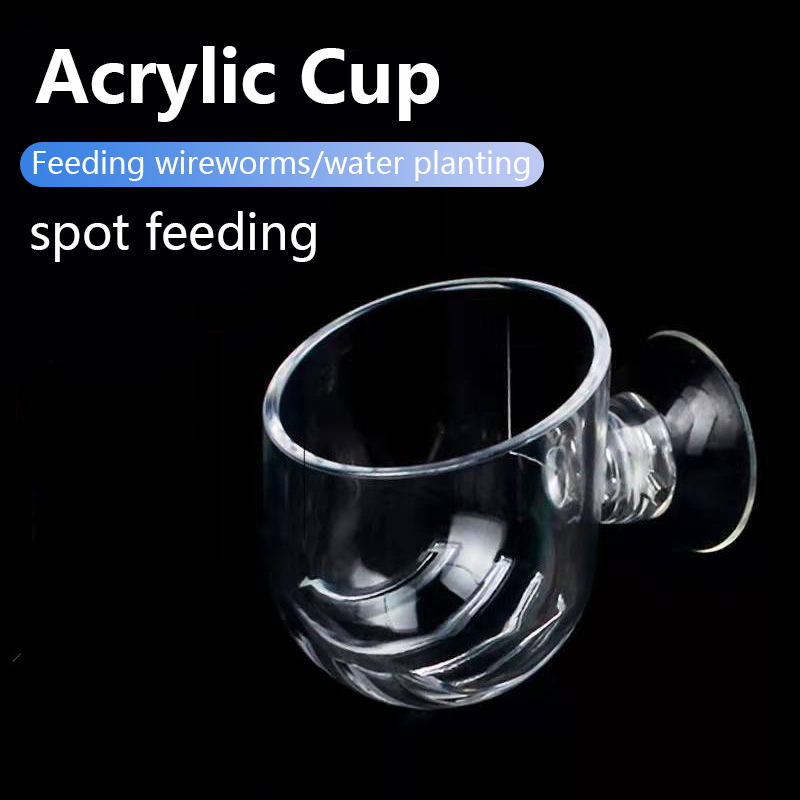 Aquarium Fish Pot - Copo para Plantas Aquáticas de Acrílico
