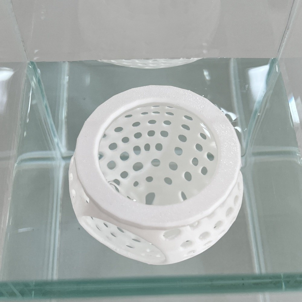 Aquarium Fish Food - Rede Flutuante 3D Impressa para Peixes,
