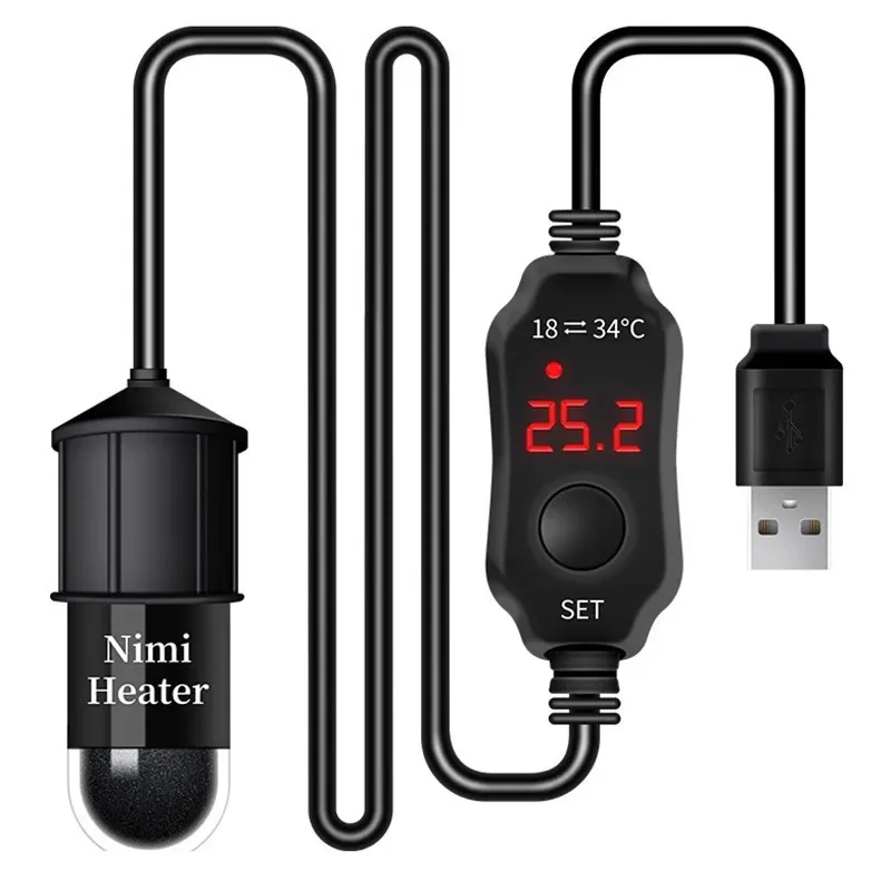 Aquarium Heater Submersible - Aquecedor Submersível Universal para Aquário Mini