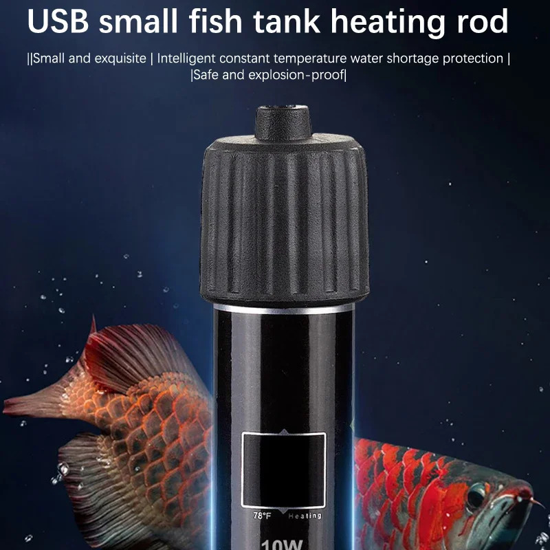 Aquarium Heater Submersible - Varinha de Aquecimento USB Mini para