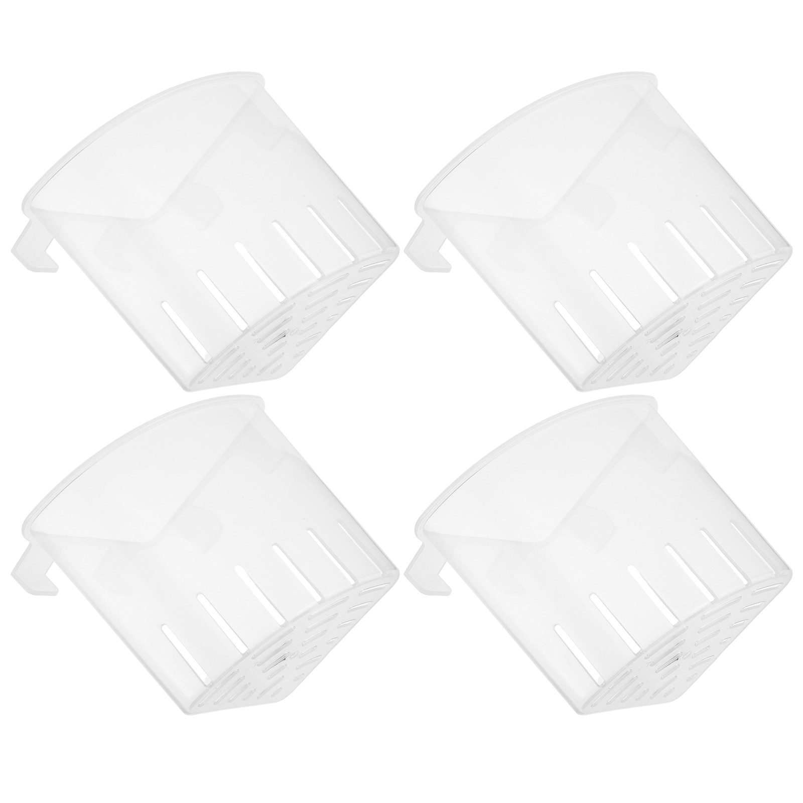 Aquarium Fish Pot - Kit 4 Peças: Suportes Plásticos de