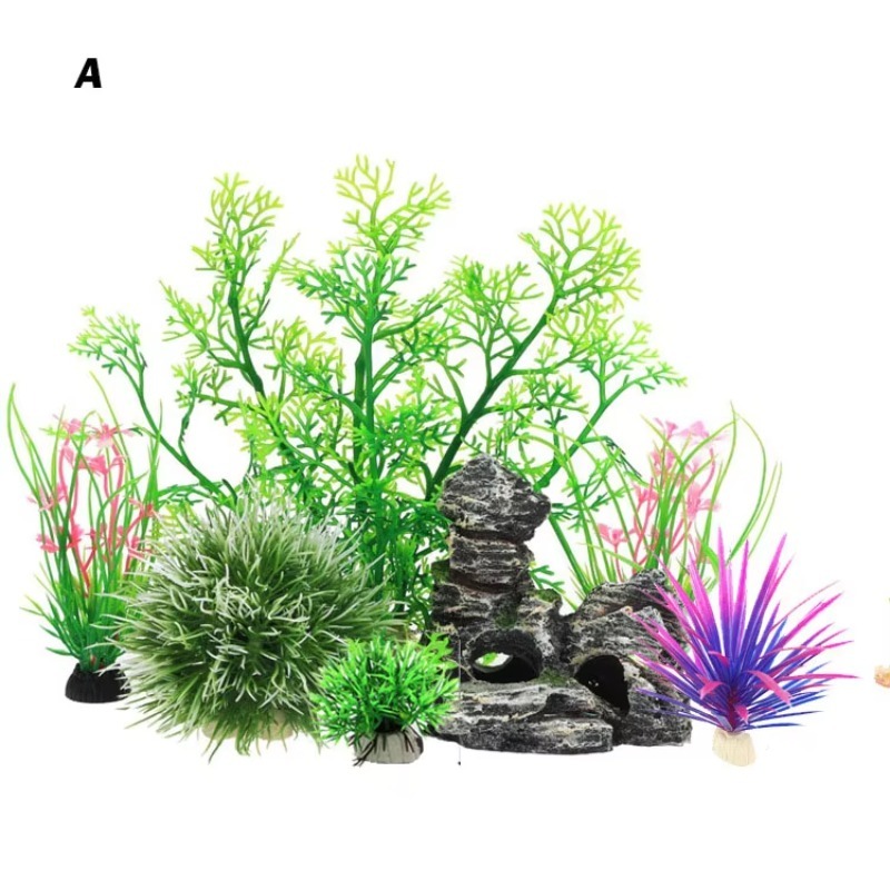 Aquarium Fish Sale - 10 Peças de Decoração para Aquário