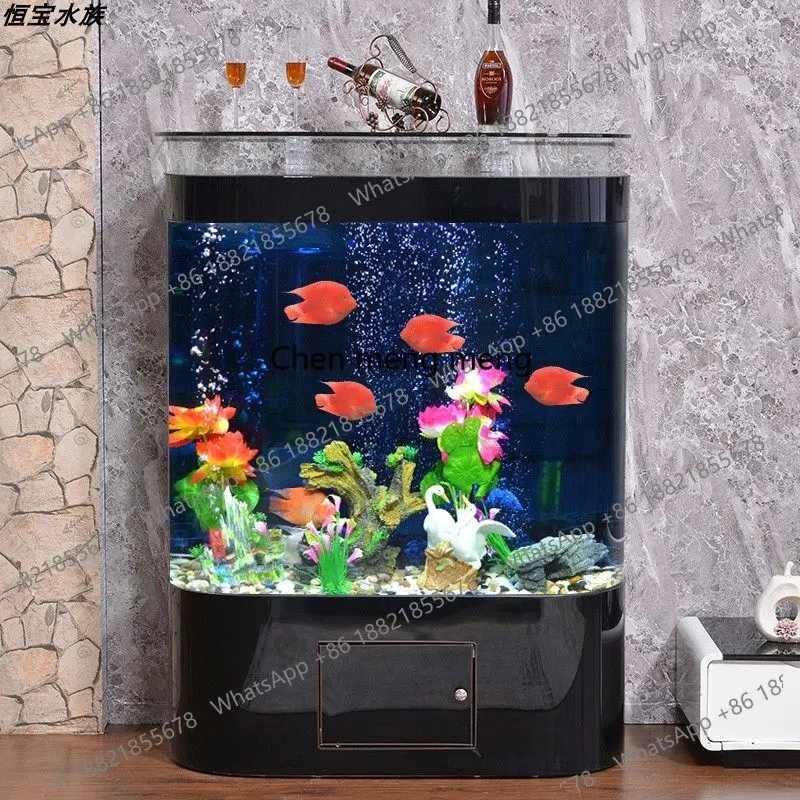 Aquarium Fish Sale - Aquário curvo moderno e simples de
