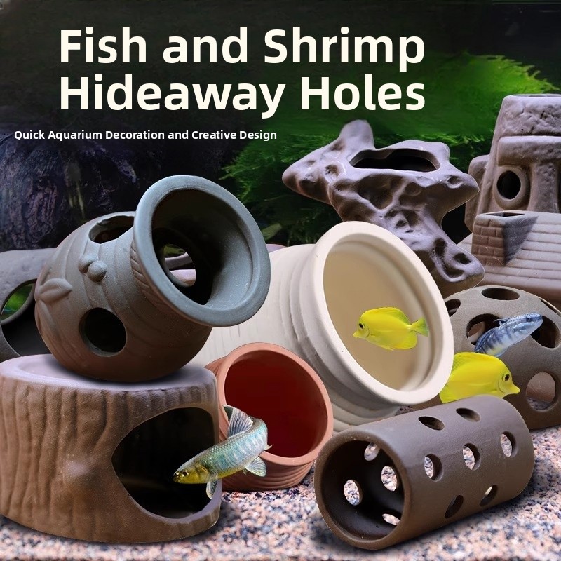 Aquarium Fish Reproduction - Tanque de Argila com Buraco para