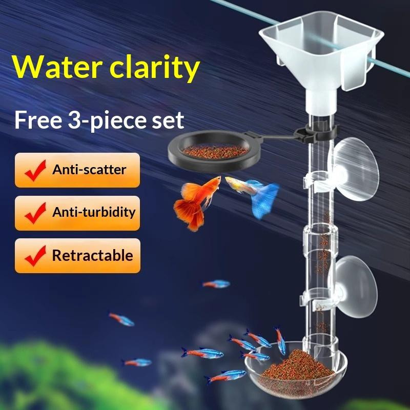 Aquarium Fish Food - Com ventosas, evita a dispersão de