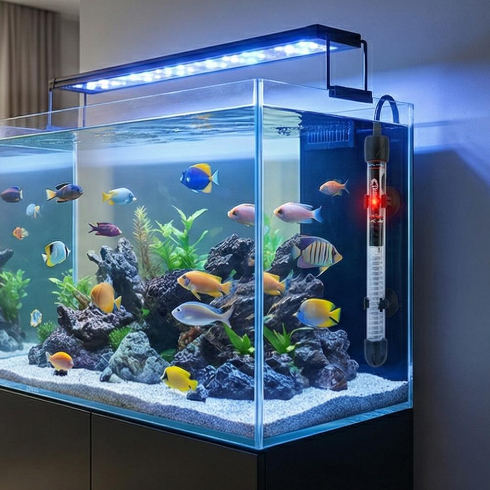 Aquarium Heater Submersible - Aquecedor de Aquário Ajustável 25W-100W, Termostato