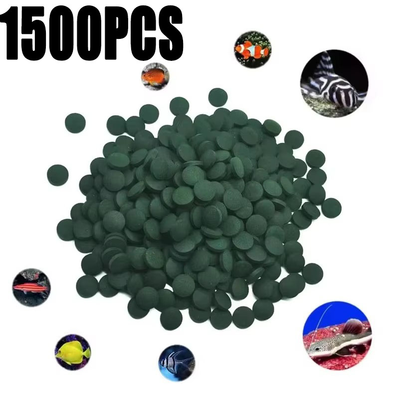 Aquarium Fish Food - 100-1500 Unidades de Comida para Peixes