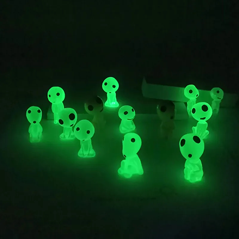 Aquarium Fish Pot - Mini Figuras de Elfos Luminosos para