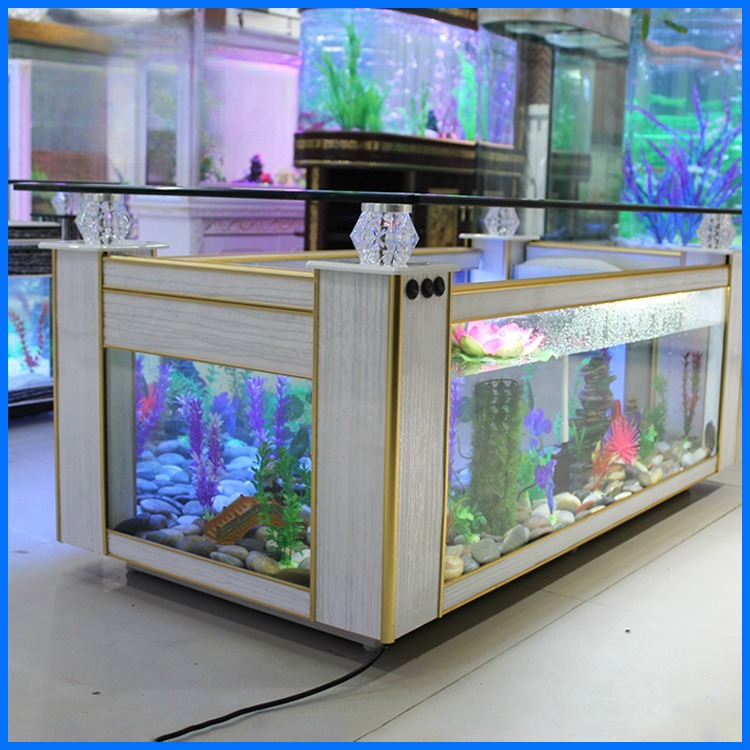 Aquarium Fish Live - Mesa de centro para sofá, aquário