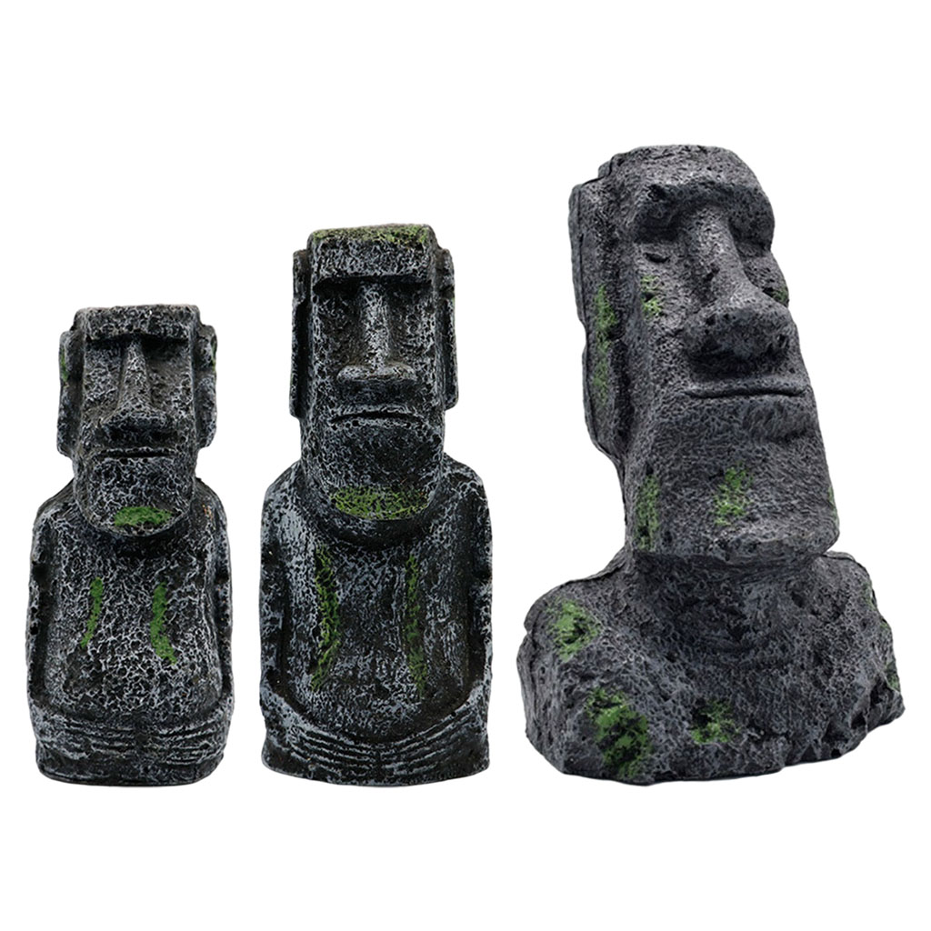 Aquário moai estátuas ilha de  - Aquarium Fish Pot avaliação e preço