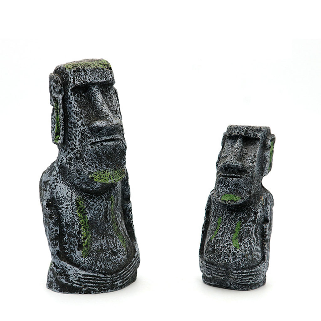 Aquário moai estátuas ilha de  - Aquarium Fish Pot avaliação e preço