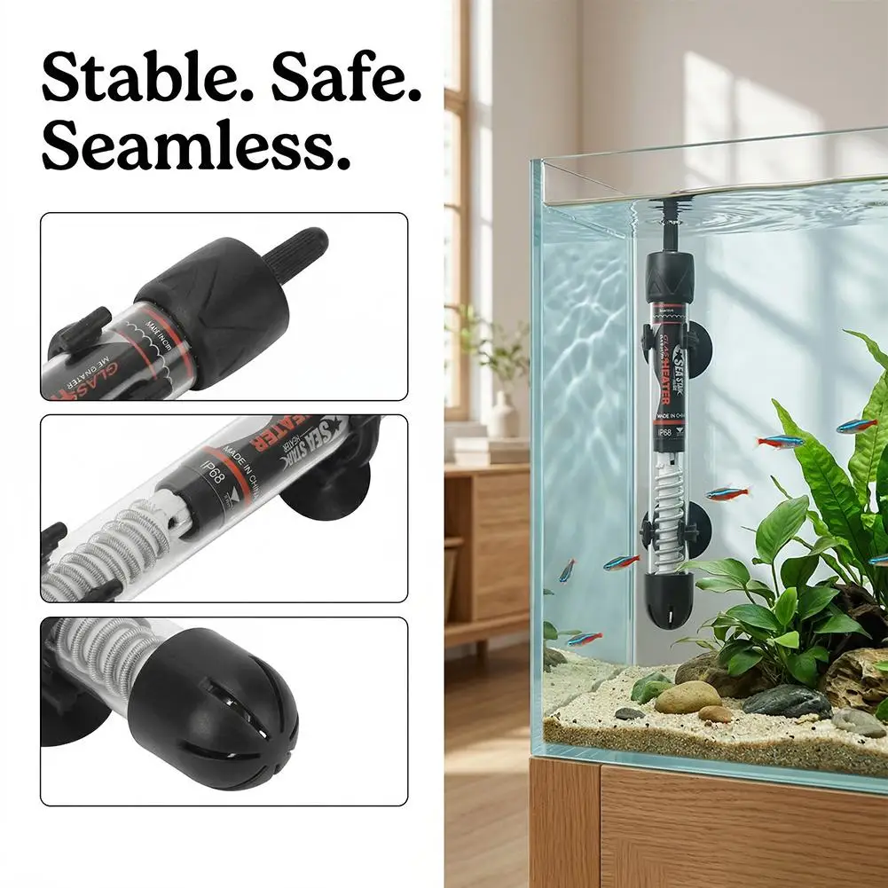 Aquecedor de Aquário Ajustável - Aquarium Heater Submersible avaliação e preço