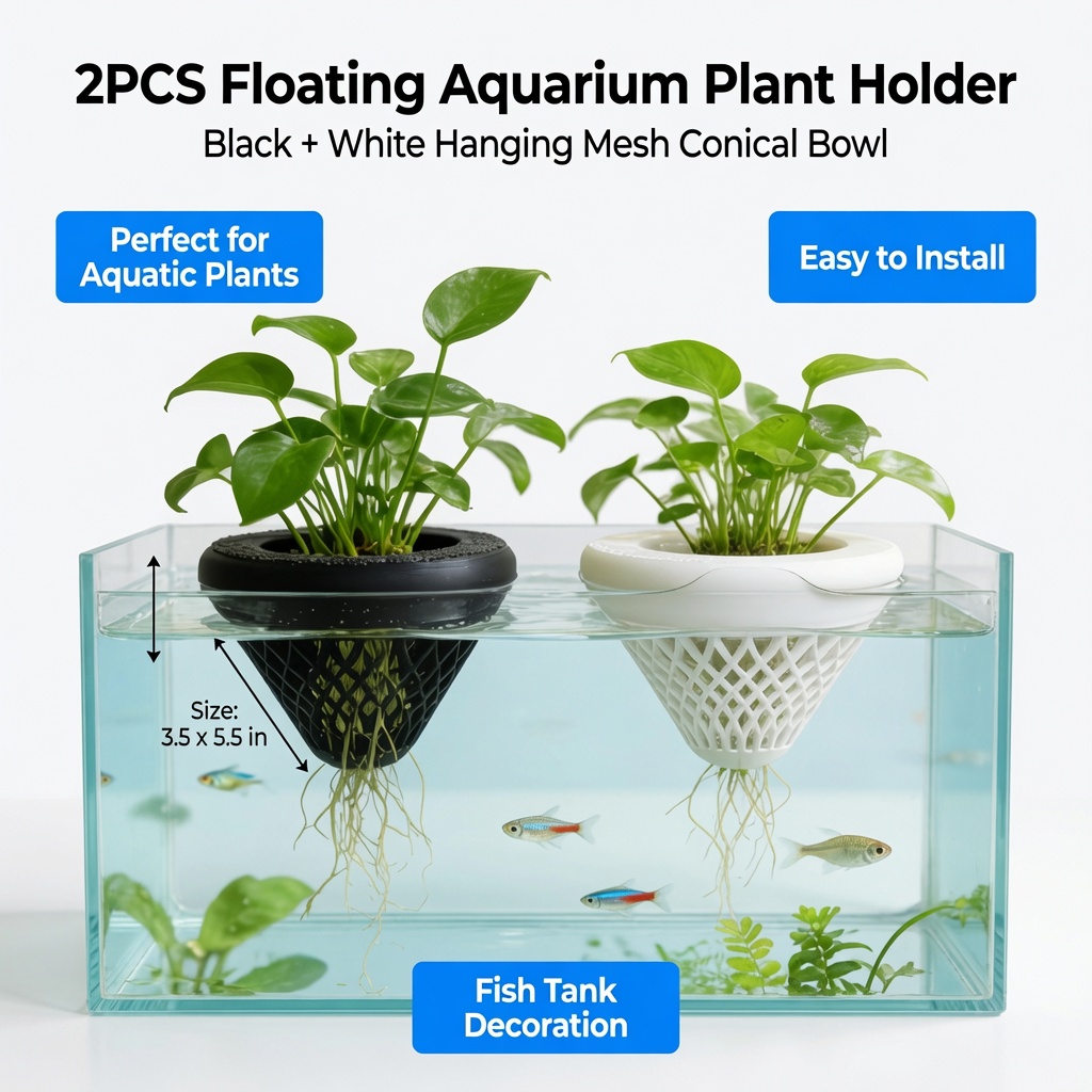 Suporte Flutuante para Plantas - Aquarium Fish Pot avaliação e preço