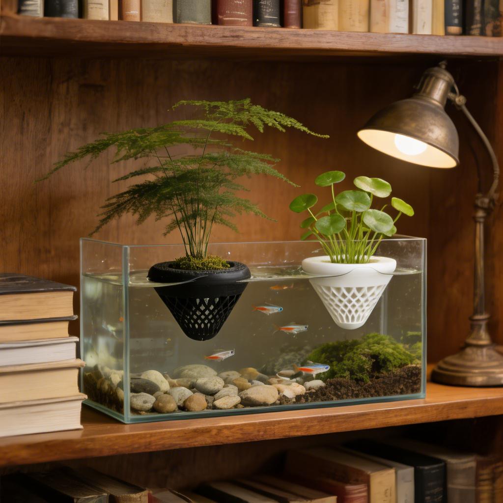 Suporte Flutuante para Plantas - Aquarium Fish Pot avaliação e preço