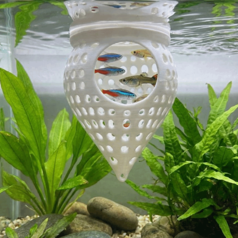 Rede Flutuante 3D Impressa par - Aquarium Fish Food avaliação e preço