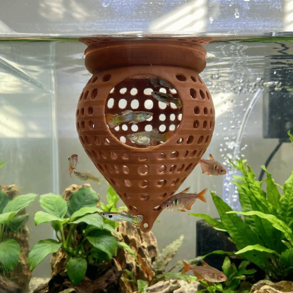 Rede Flutuante 3D Impressa par - Aquarium Fish Food avaliação e preço