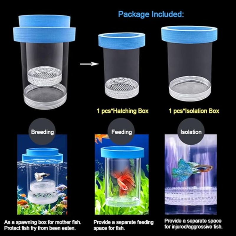 Caixa de isolamento flutuante  - Aquarium Fish Breeding avaliação e preço