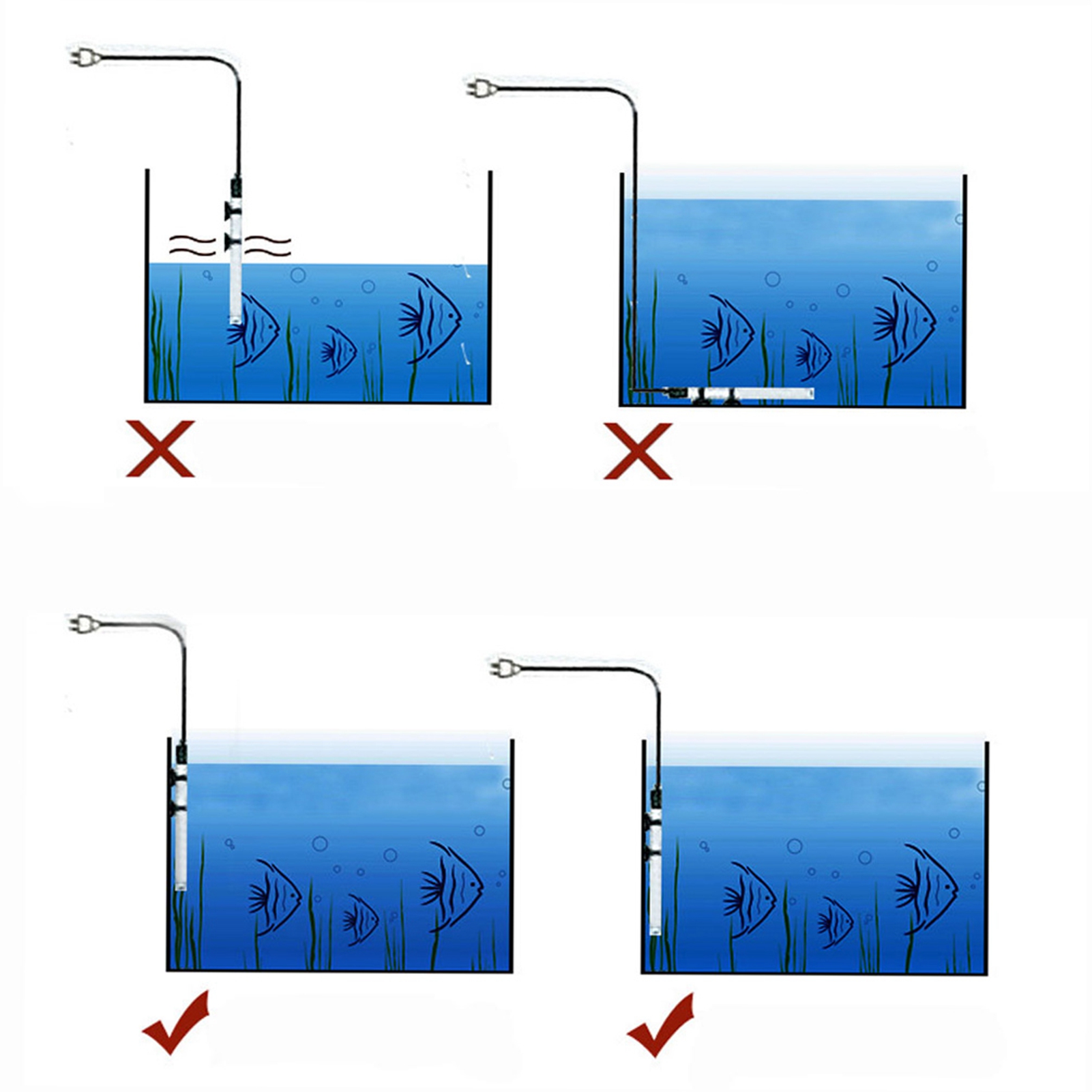 Aquecedor Submersível para Aqu - Aquarium Fish Live avaliação e preço