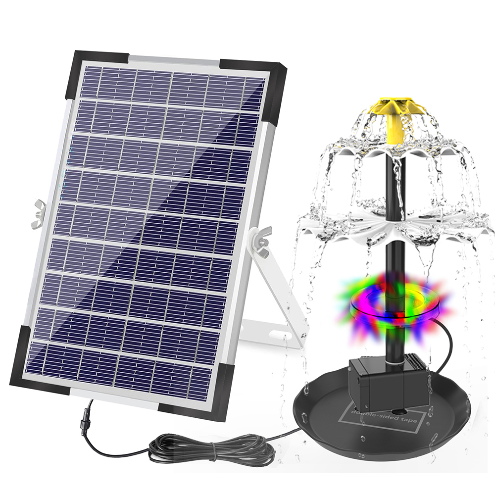 Solar Powered água fonte bomba - Aquarium Fish Breeding avaliação e preço