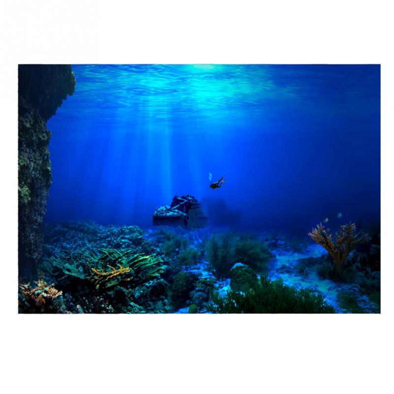 Adesivo Decorativo Da Paisagem - Aquarium Fish World avaliação e preço