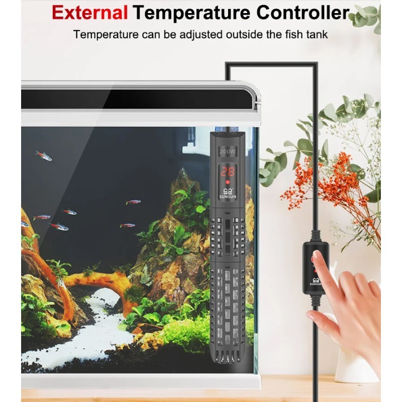Aquecedor Submersível para Aqu - Aquarium Heater Submersible avaliação e preço