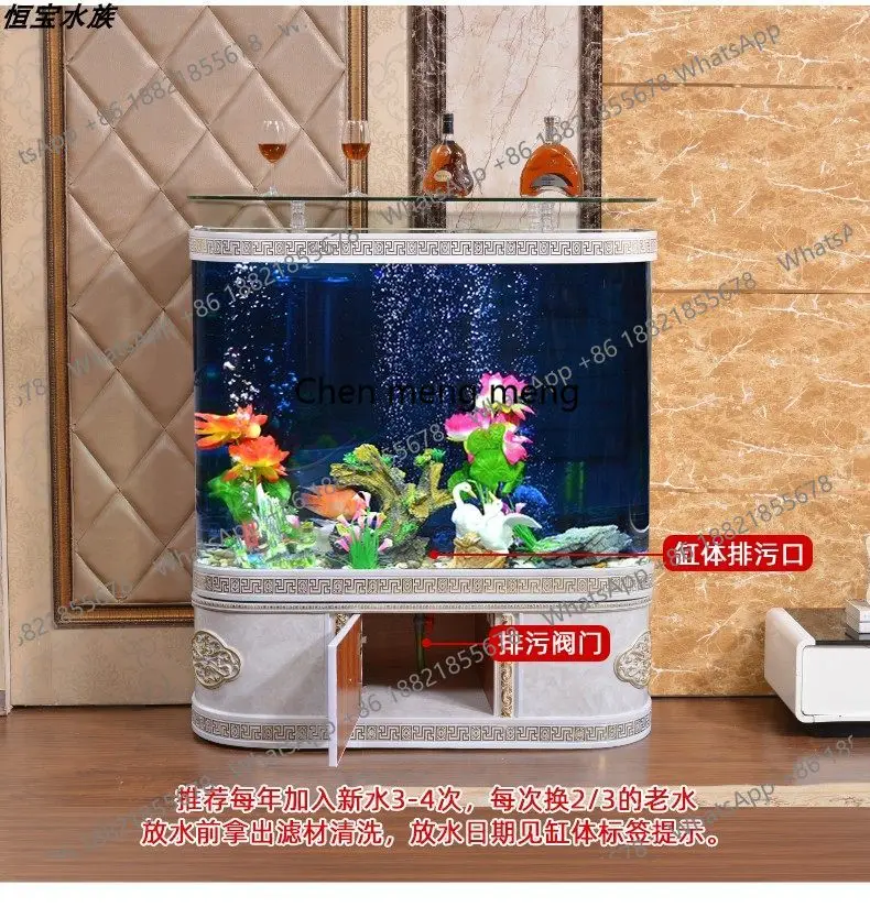Aquário curvo moderno e simple - Aquarium Fish Sale avaliação e preço