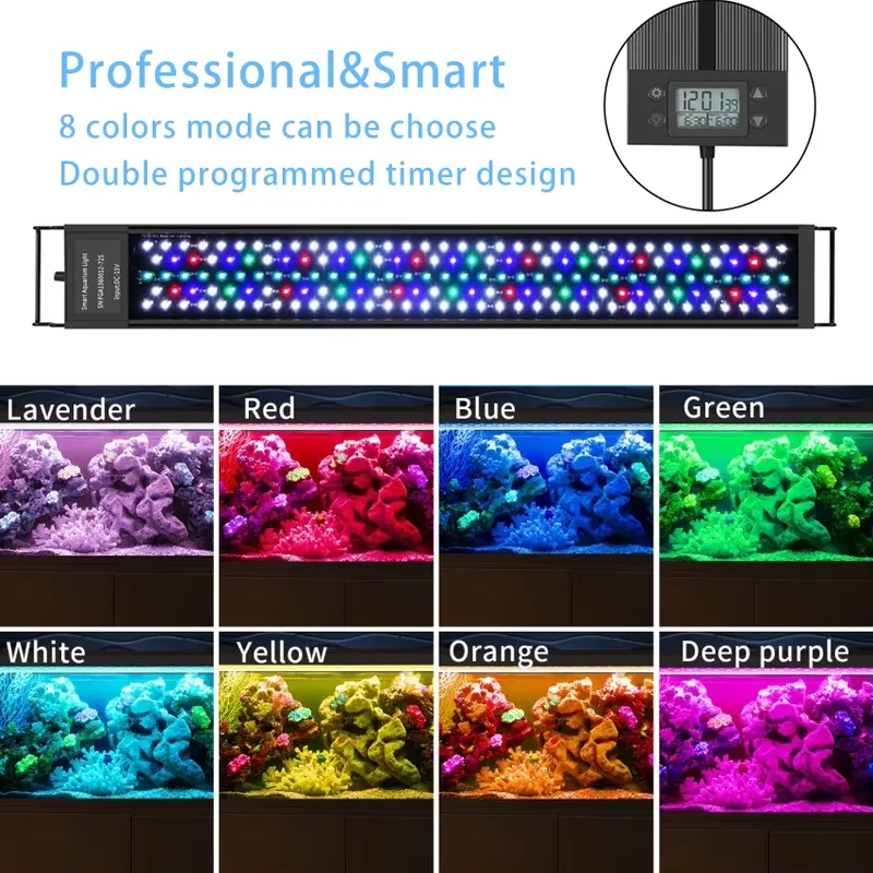 Luz LED para Aquário de 75cm 3 - All Fish In Aquarium avaliação e preço