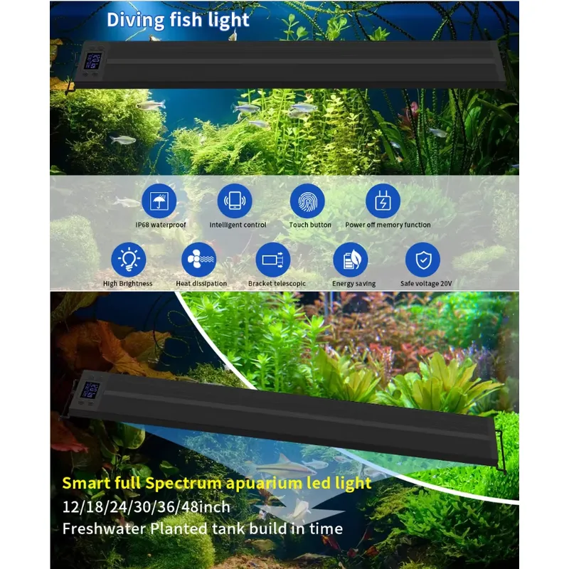 Luz LED para Aquário de 75cm 3 - All Fish In Aquarium avaliação e preço