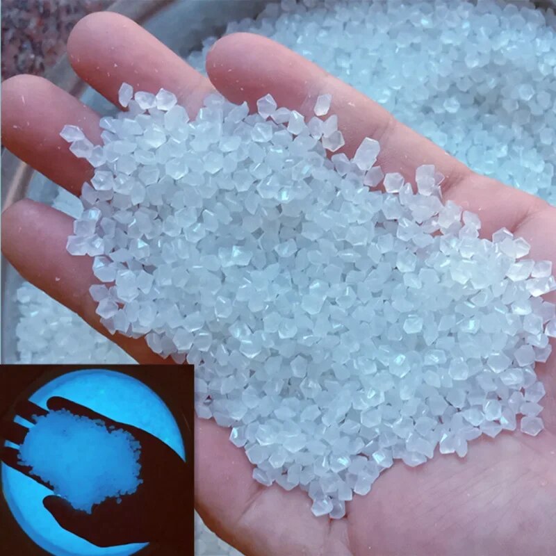 1000 pçs 3-5mm areia luminosa  - Aquarium Fish Breeding avaliação e preço