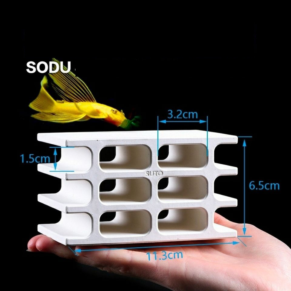 Branco Aquário De Cerâmica Tan - Aquarium Fish Pot avaliação e preço