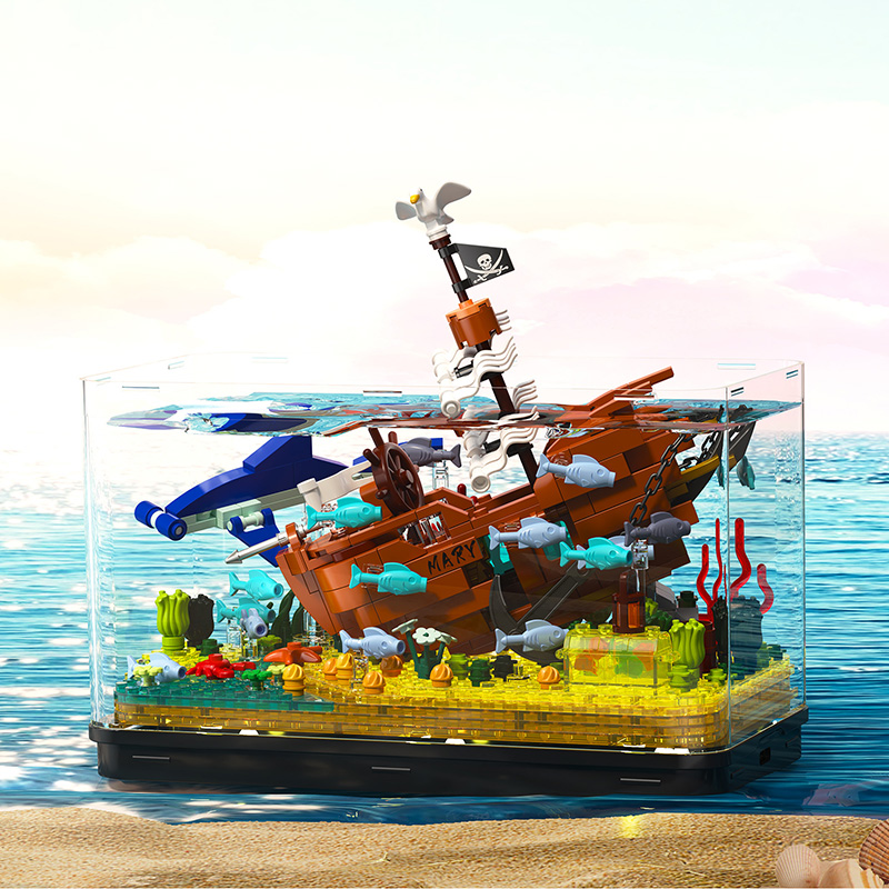 MOC-Blocos de Construção da Ti - Aquarium Fish Keeping avaliação e preço