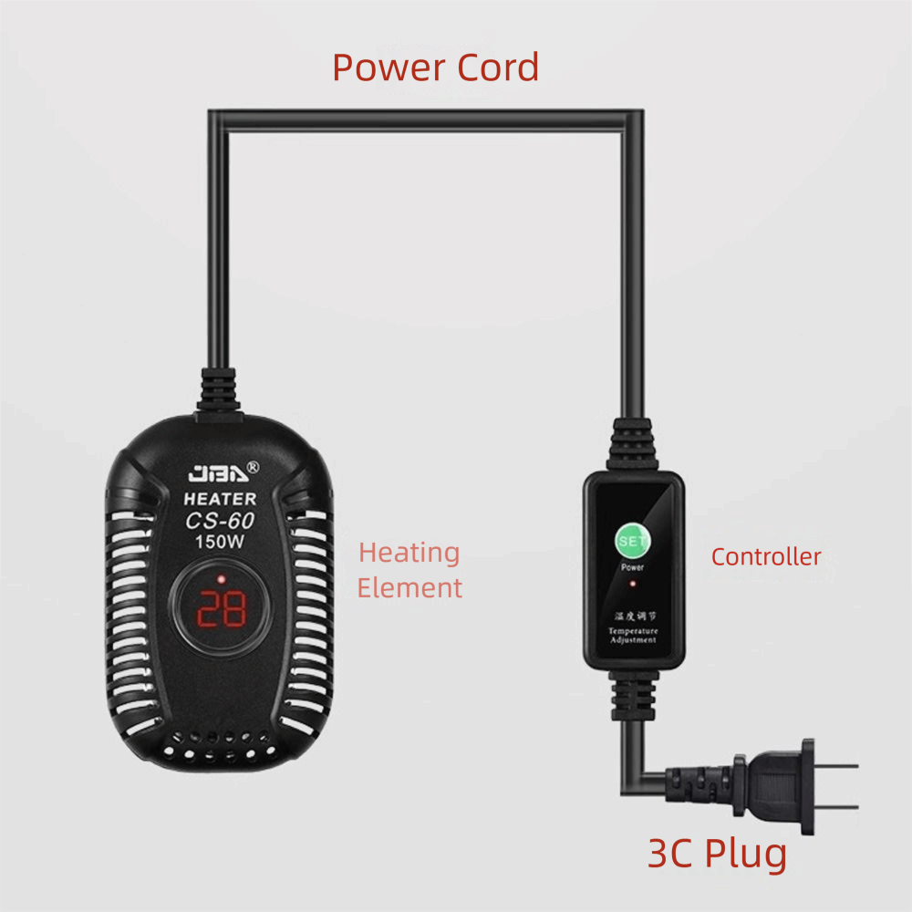 Aquecedor Submersível de Aquár - Aquarium Heater Submersible avaliação e preço