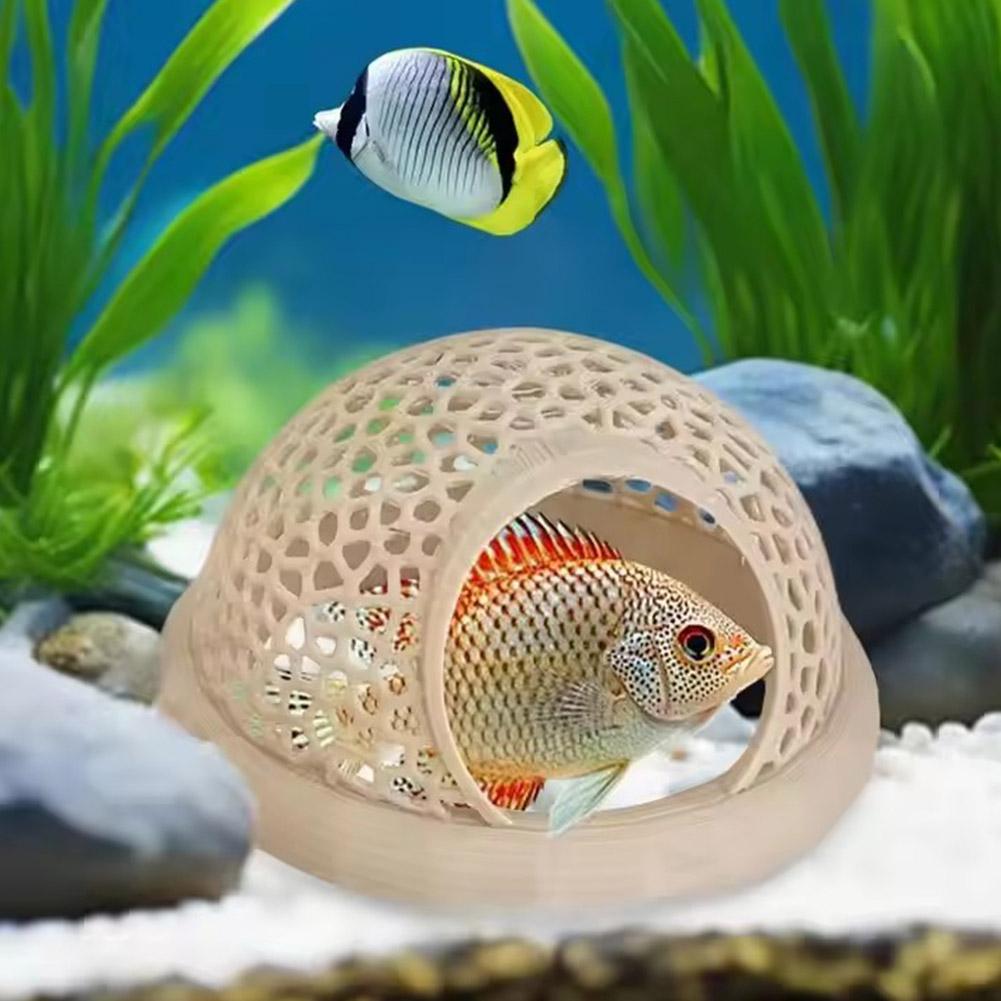 Aquário flutuante caverna peix - Aquarium Fish Food avaliação e preço