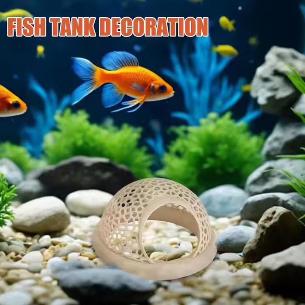 Aquário flutuante caverna peix - Aquarium Fish Food avaliação e preço