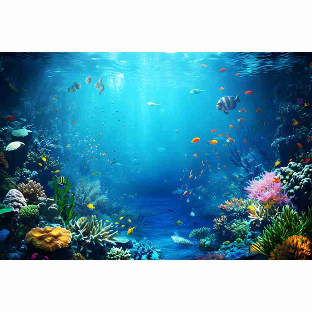 Fundo de fotografia subaquátic - Aquarium Fish World avaliação e preço