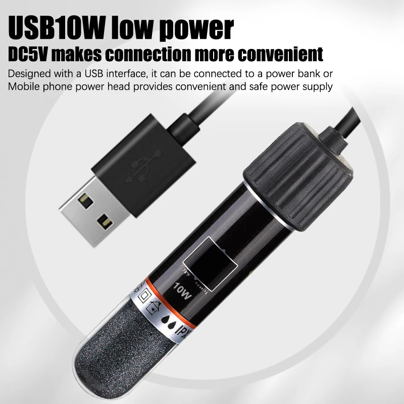 USB 26 ° Aquecedor de Imersão  - Aquarium Heater Submersible avaliação e preço