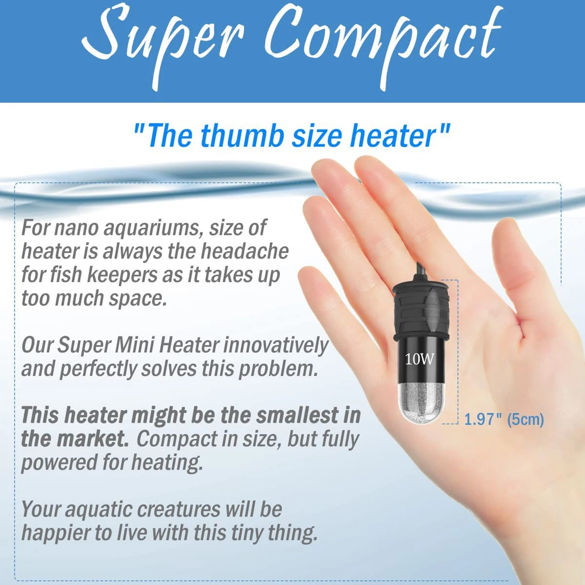 Haste aquecedora de aquário aj - Aquarium Heater Submersible avaliação e preço