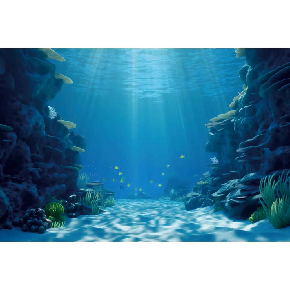 Mundo subaquático fundo do mar - Aquarium Fish World avaliação e preço