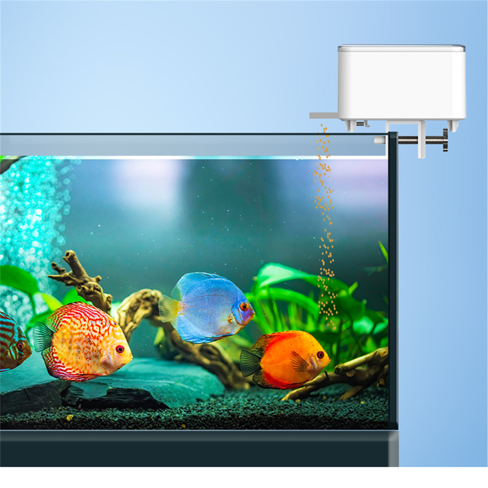 Alimentador automático intelig - Aquarium Fish Food avaliação e preço
