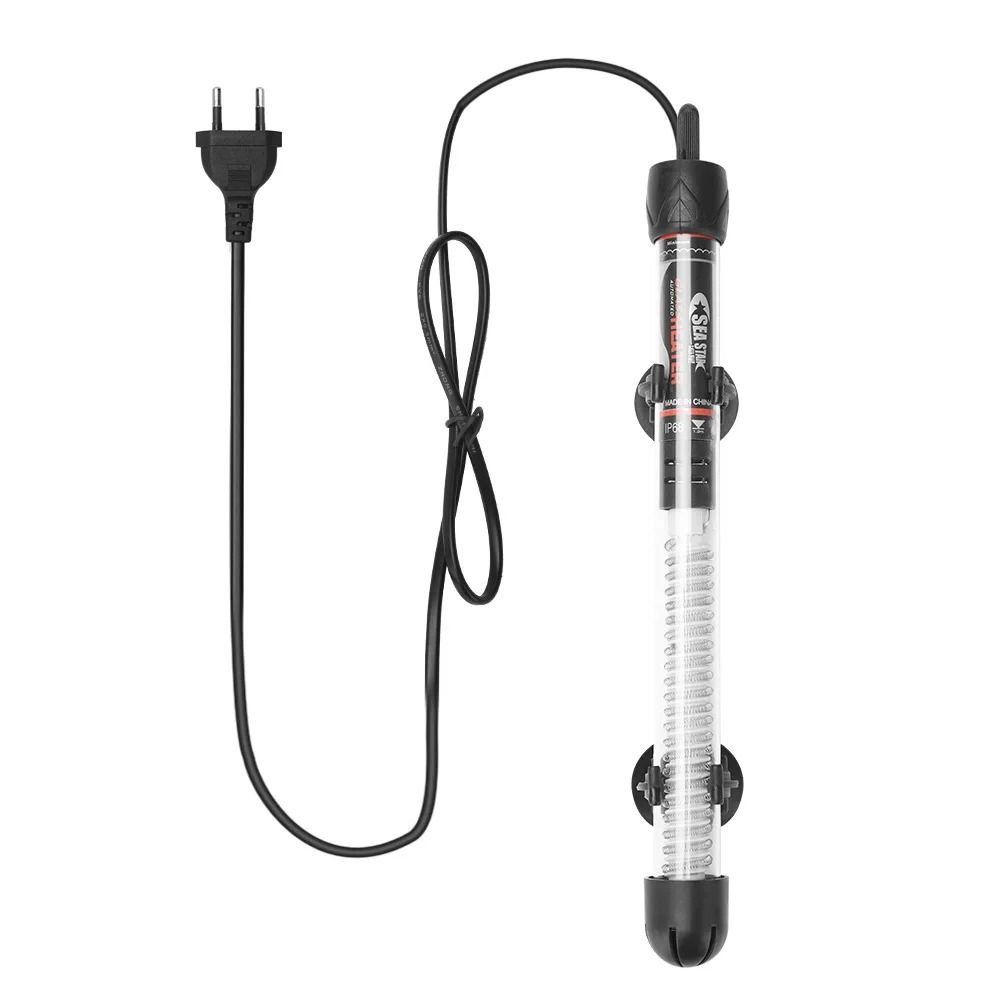 1 pçs 25w/50w/100w/200w/300w t - Aquarium Heater Submersible avaliação e preço