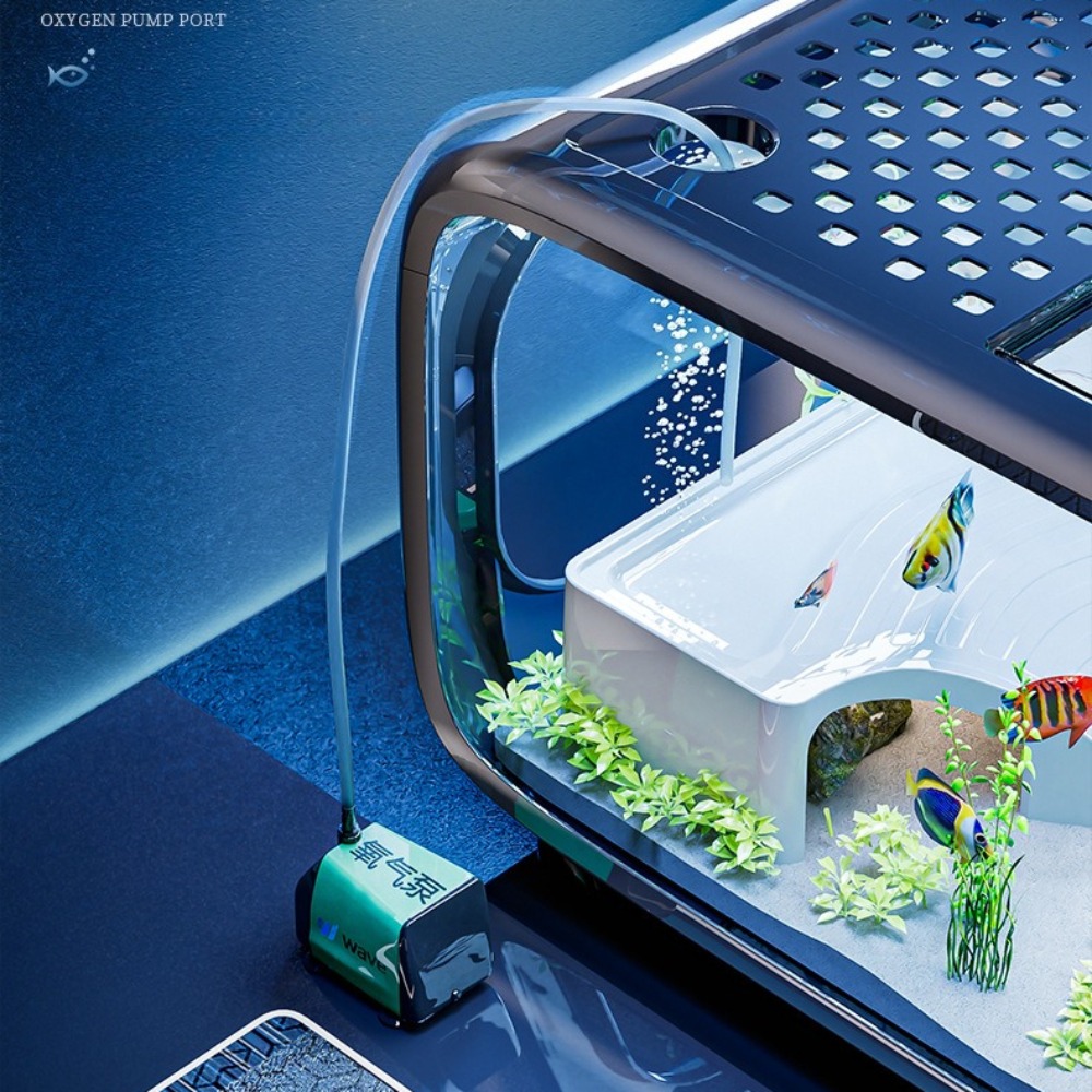 Transparente luxo tanque de pe - Aquarium Fish Live avaliação e preço