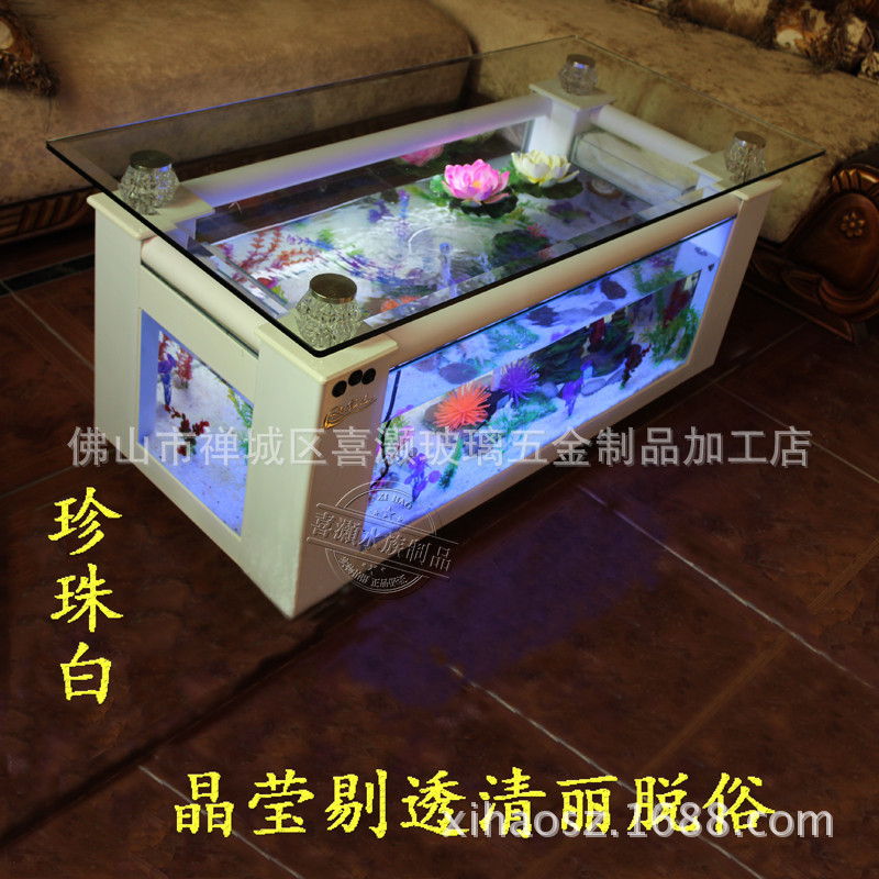 Mesa de centro para sofá, aquá - Aquarium Fish Live avaliação e preço